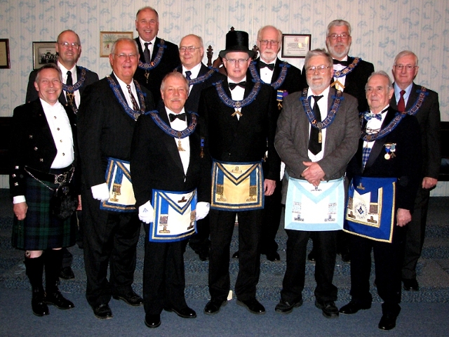 Group Photo of Officers Installation 2008