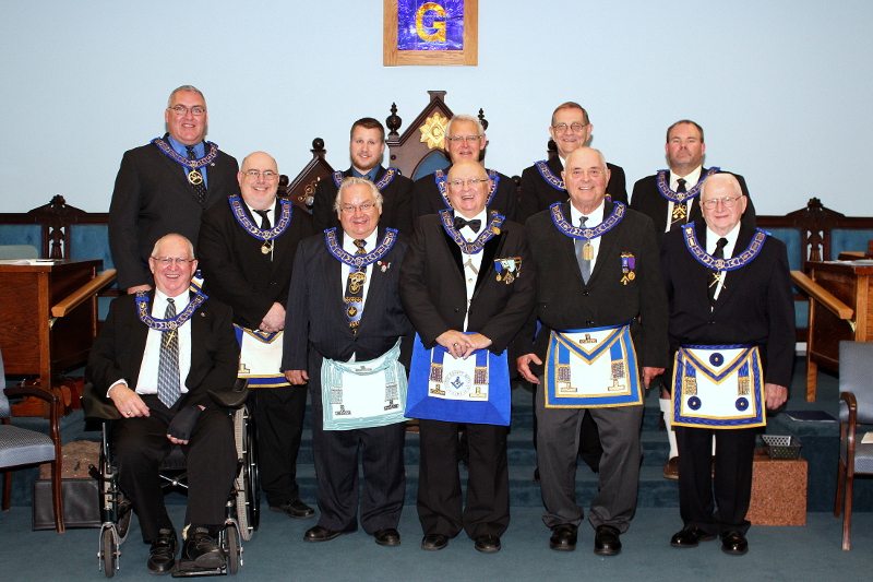 Albion Lodge Officers 2014